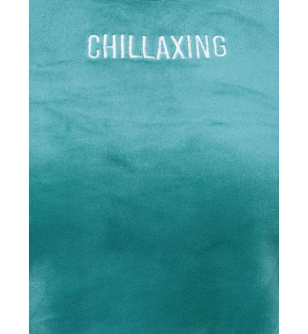 GYDA「CHILLAXING embroideryベロアトップス」|Tシャツ・カットソー|