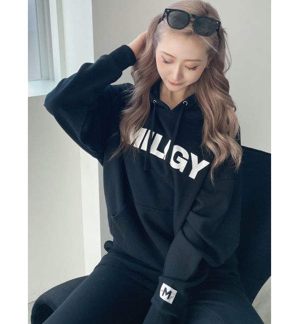 GYDA「MILIGY LOOSEスウェットパーカー」|パーカー|