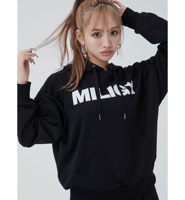 GYDA「MILIGY LOOSEスウェットパーカー」|パーカー|