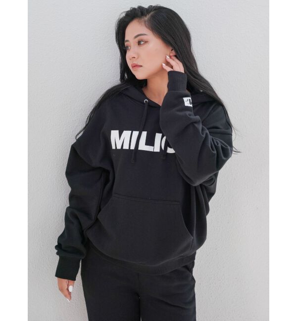 GYDA「MILIGY LOOSEスウェットパーカー」|パーカー|