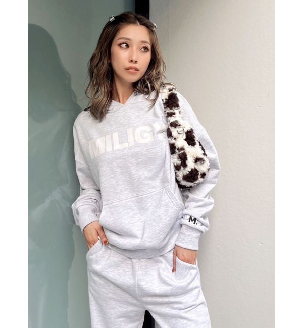 GYDA「MILIGY LOOSEスウェットパーカー」|パーカー|