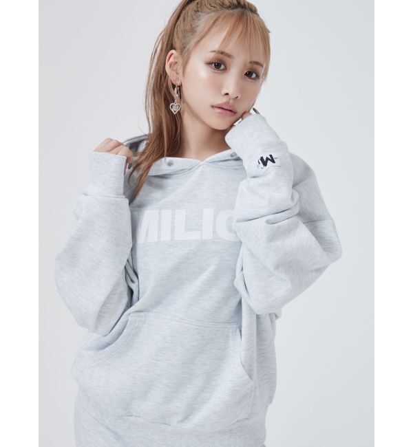 GYDA「MILIGY LOOSEスウェットパーカー」|パーカー|