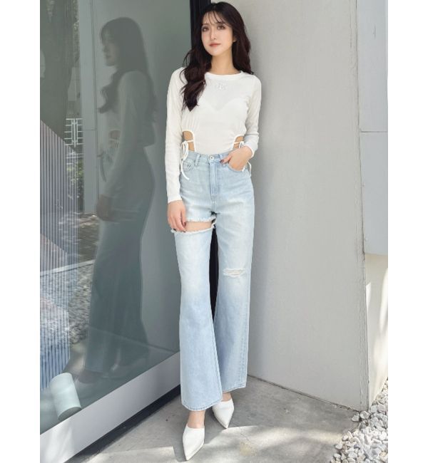 GYDA「Walkableポインテッドミュール」|パンプス|