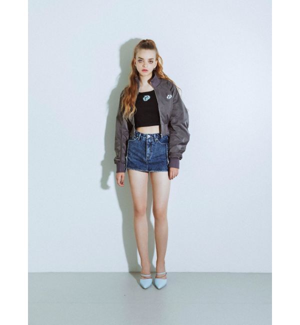 GYDA「3way GDビジューMOLDチェーンストラップポインテッドミュール」|パンプス|