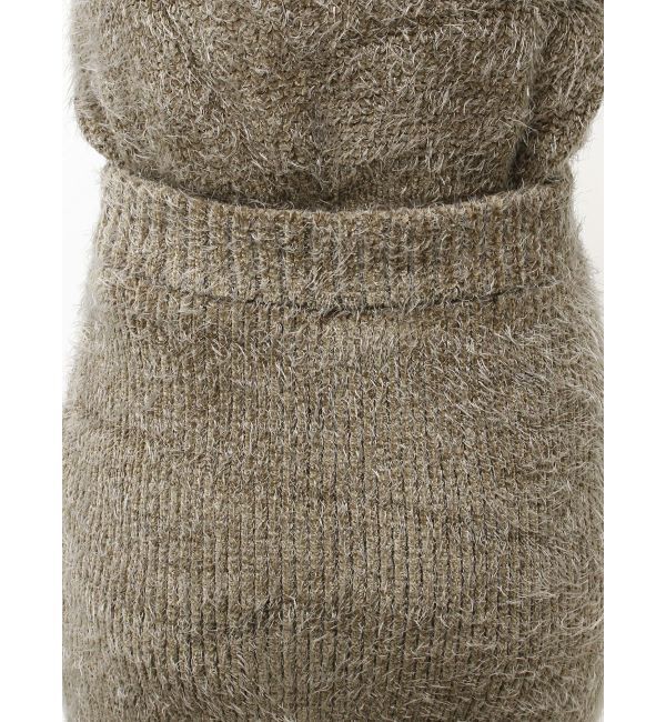 GYDA「シャギーニットタイトミニスカートライクショートパンツ」|スカート|