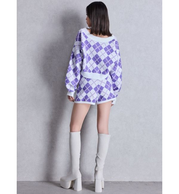 GYDA「ストレッチチャンキーブーツ」|ロングブーツ|