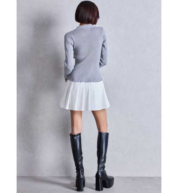 GYDA「ストレッチチャンキーブーツ」|ロングブーツ|