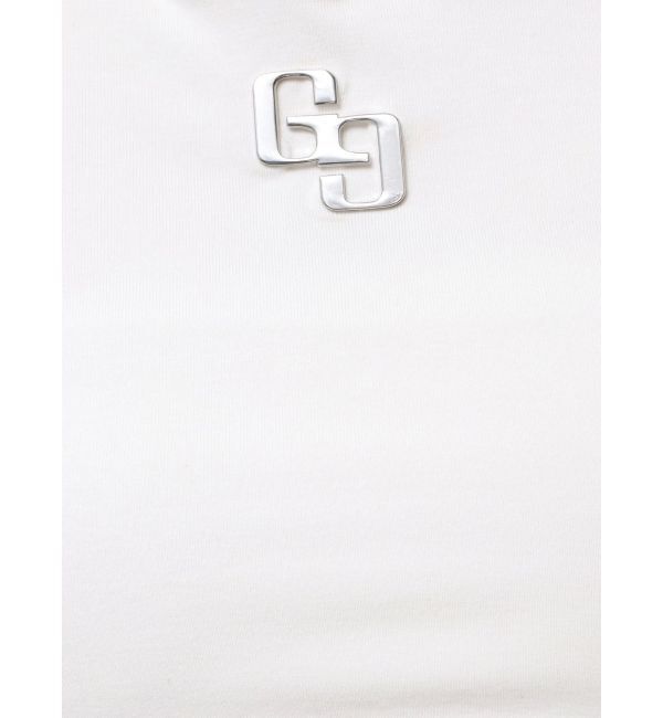 GYDA「GGフードショルダーオープンデザインショートトップス」|Tシャツ・カットソー|