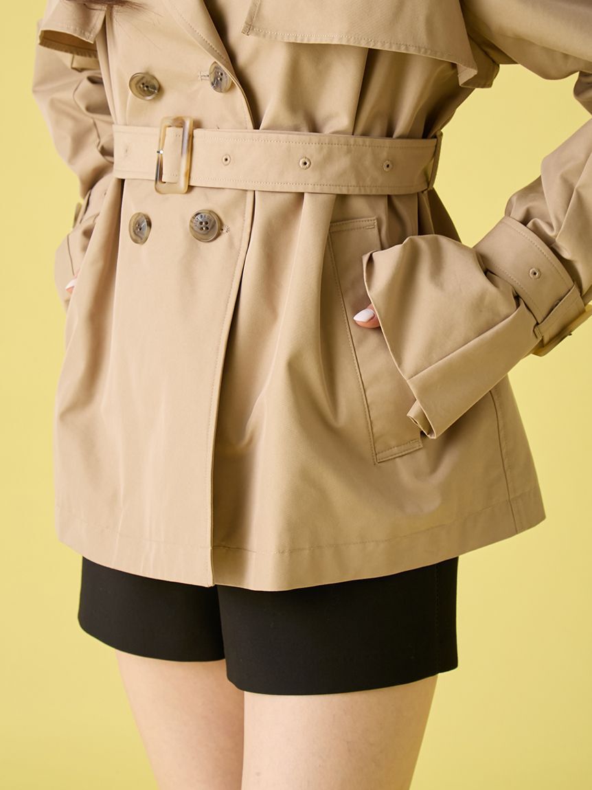 LILY BROWN「クラシックミドルトレンチコート」|トレンチコート|