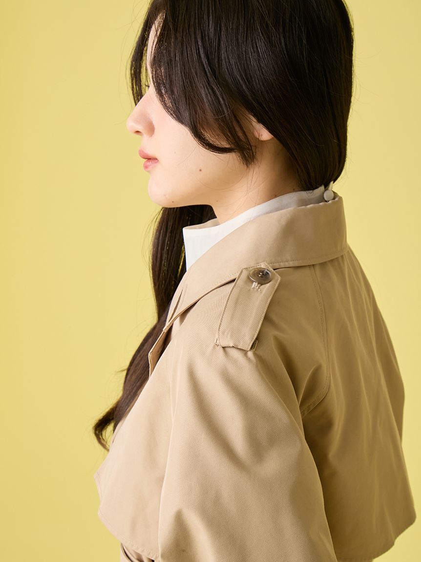 LILY BROWN「クラシックミドルトレンチコート」|トレンチコート|