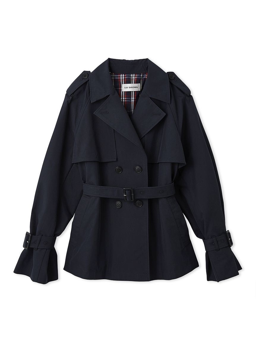 LILY BROWN「クラシックミドルトレンチコート」|トレンチコート|