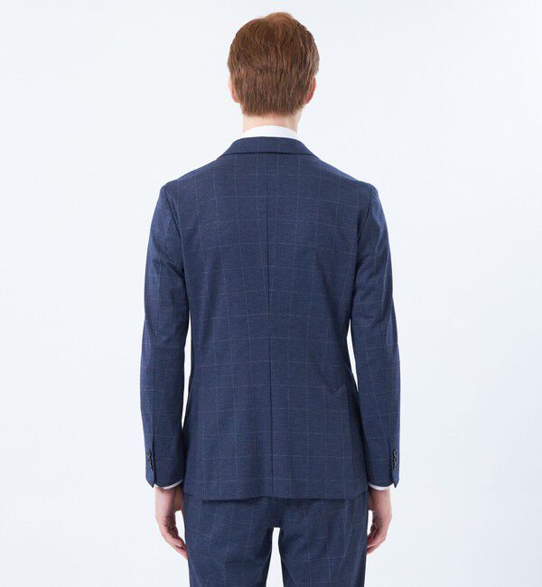 MACKINTOSH PHILOSOPHY「テーラードジャージー ジャケット ウインドペンプリント」|テーラードジャケット|