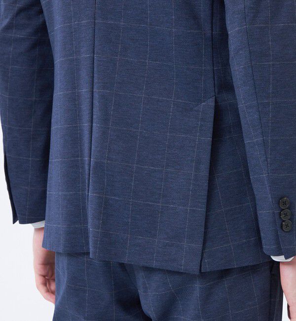 MACKINTOSH PHILOSOPHY「テーラードジャージー ジャケット ウインドペンプリント」|テーラードジャケット|