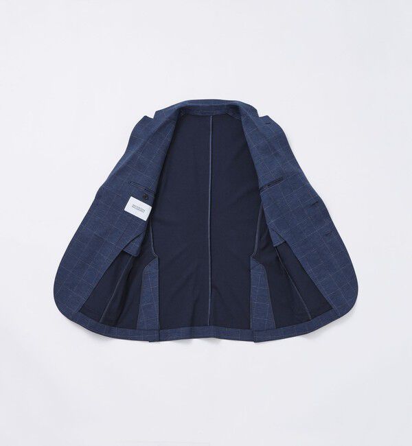 MACKINTOSH PHILOSOPHY「テーラードジャージー ジャケット ウインドペンプリント」|テーラードジャケット|