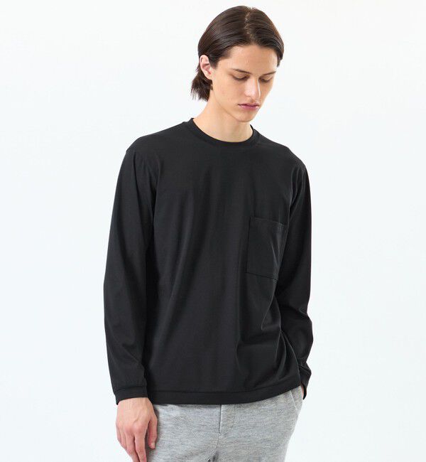 MACKINTOSH PHILOSOPHY「クルーネックロンT ベアスムース」|Tシャツ・カットソー|ブラック