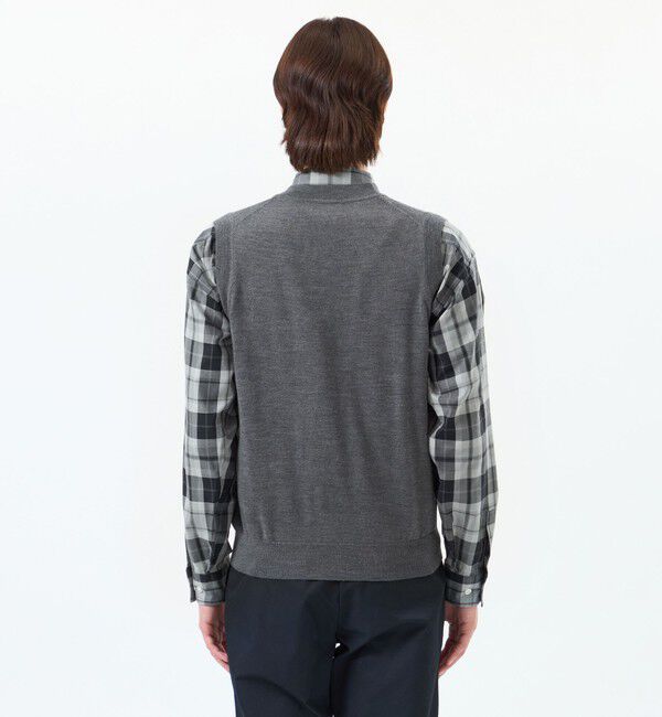 MACKINTOSH PHILOSOPHY「ハイゲージ天竺 Vネックニットベスト」|ニット・セーター|