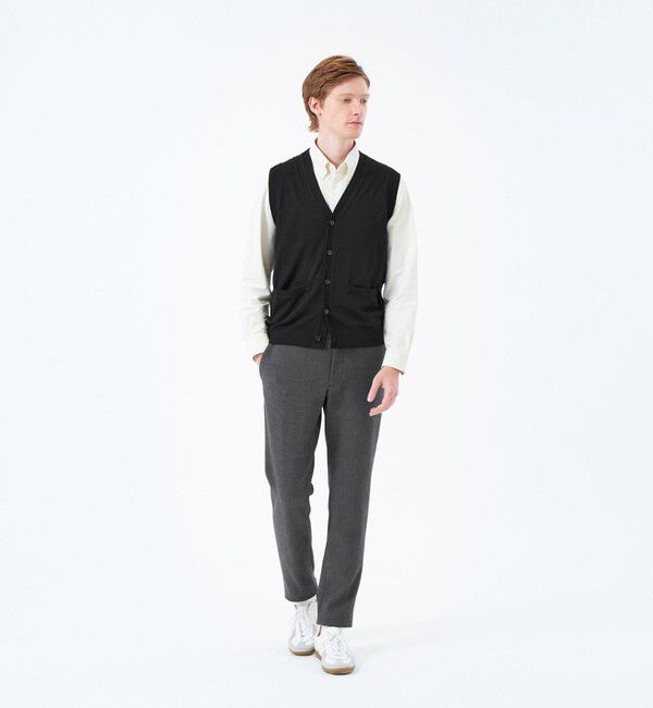 MACKINTOSH PHILOSOPHY「ハイゲージ天竺 Vネックニットベスト」|ニット・セーター|