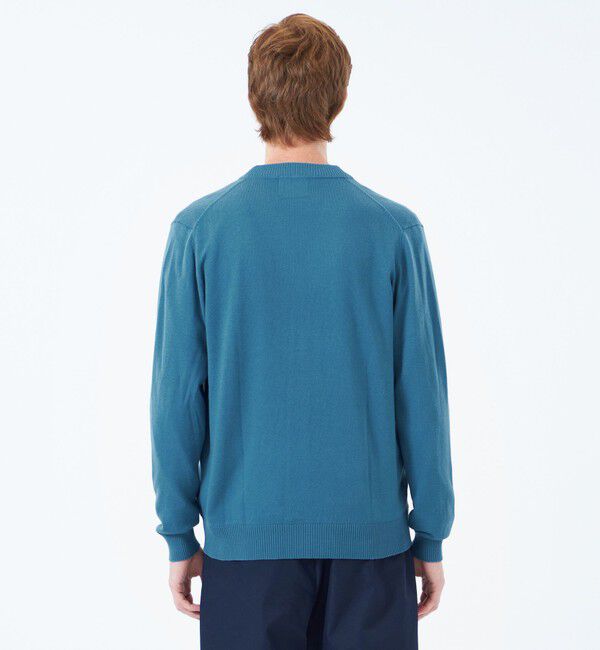 MACKINTOSH PHILOSOPHY「バッキンガムベア 綿ウール天竺 Vネックカーディガン」|ニット・セーター|