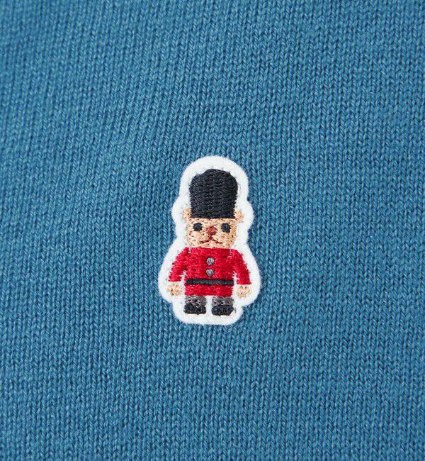 MACKINTOSH PHILOSOPHY「バッキンガムベア 綿ウール天竺 Vネックカーディガン」|ニット・セーター|