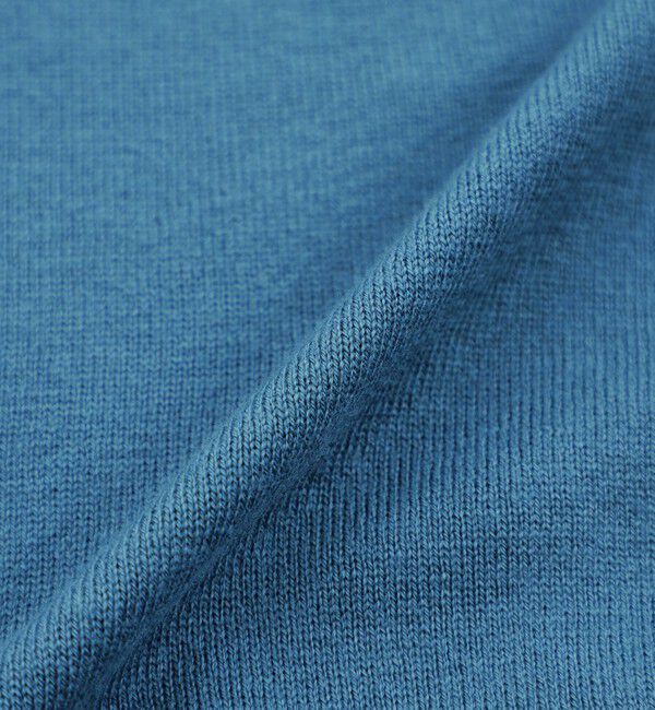 MACKINTOSH PHILOSOPHY「バッキンガムベア 綿ウール天竺 Vネックカーディガン」|ニット・セーター|