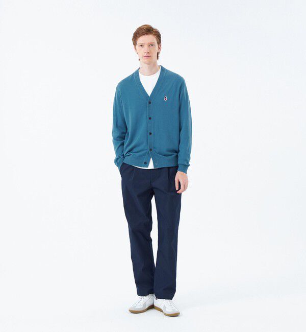 MACKINTOSH PHILOSOPHY「バッキンガムベア 綿ウール天竺 Vネックカーディガン」|ニット・セーター|