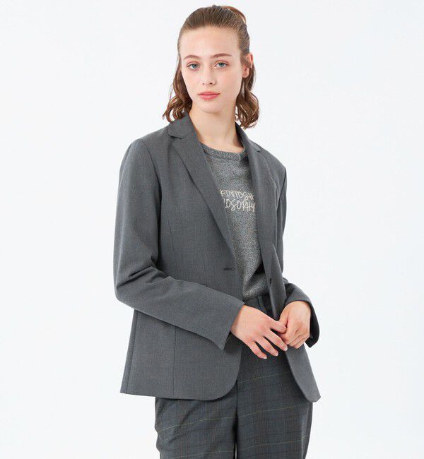 MACKINTOSH PHILOSOPHY「WARM TWILL テーラードジャケット」|テーラードジャケット|チャコールグレー