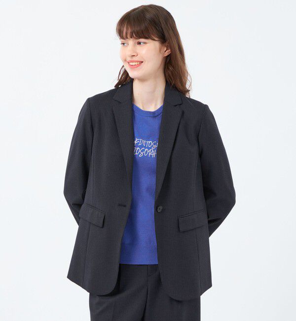 MACKINTOSH PHILOSOPHY「WARM TWILL テーラードジャケット」|テーラードジャケット|ネイビー