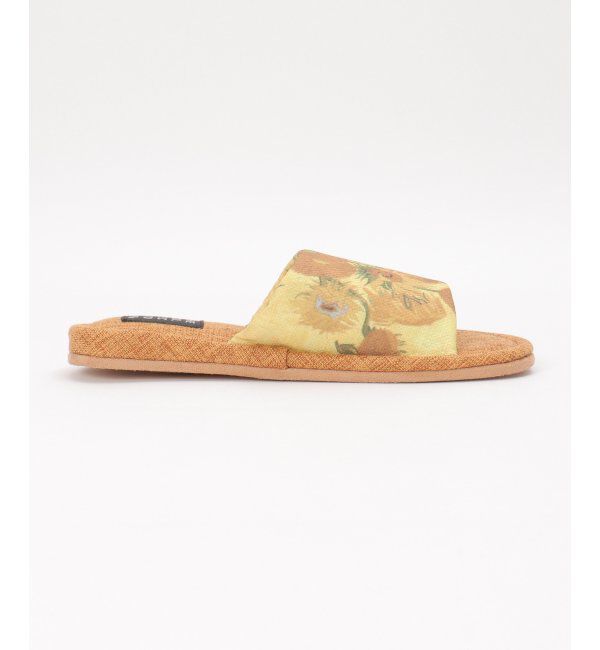 TOKYO DESIGN CHANNEL「絵画プリントゴッホスリッパ」|ルームシューズ|