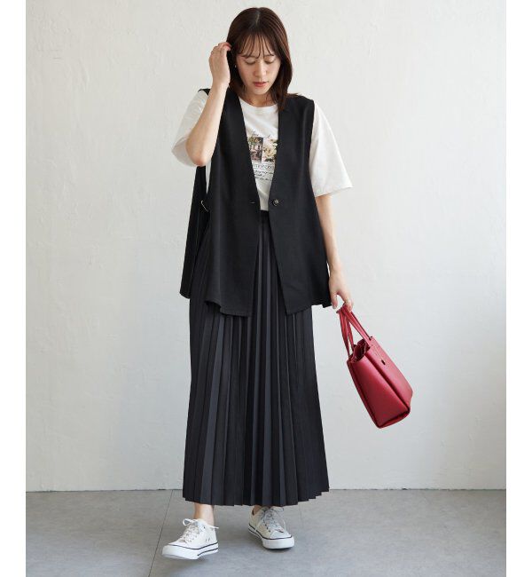 ikka「【2WAY】プリーツリバーシブルスカート」|スカート|