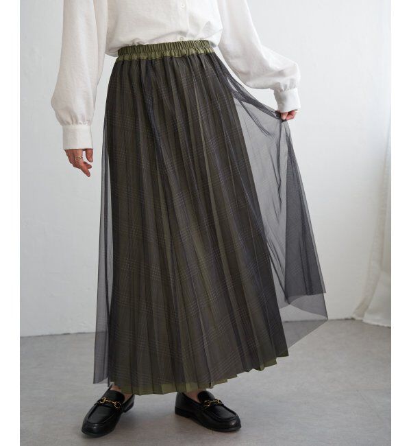 ikka「【2WAY】プリーツリバーシブルスカート」|スカート|