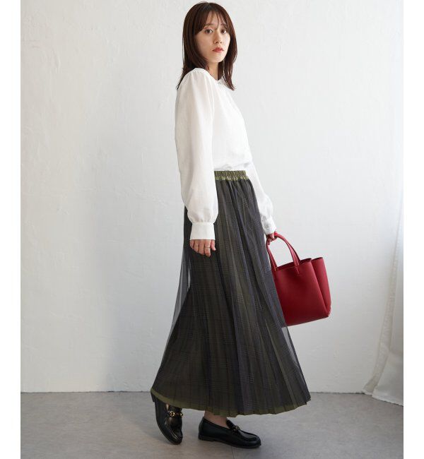 ikka「【2WAY】プリーツリバーシブルスカート」|スカート|