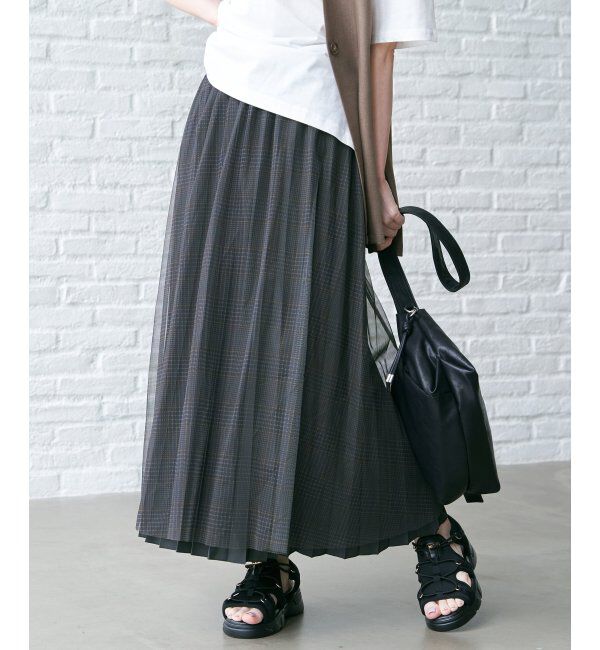 ikka「【2WAY】プリーツリバーシブルスカート」|スカート|