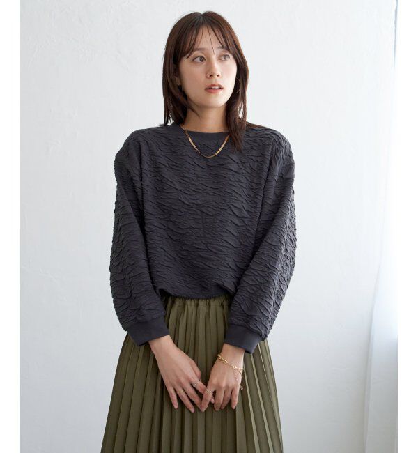 ikka「フクレジャカードプルオーバー」|その他|