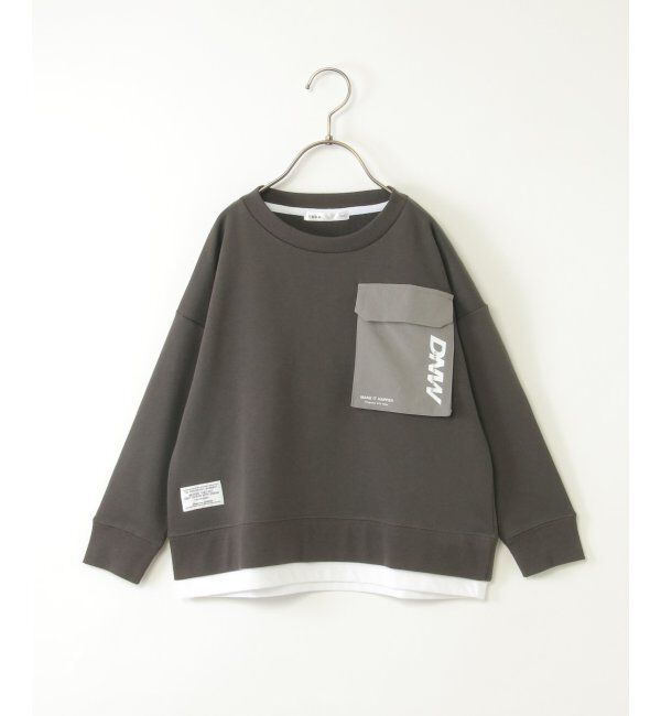 ikka kids「ＢＩＧポケロゴレイヤーＰＯ」|Tシャツ・カットソー|