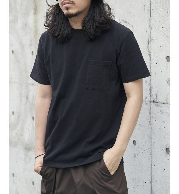 VENCE share style「Goodwear グッドウェア ポケ付きTシャツ」|Tシャツ・カットソー|ブラック