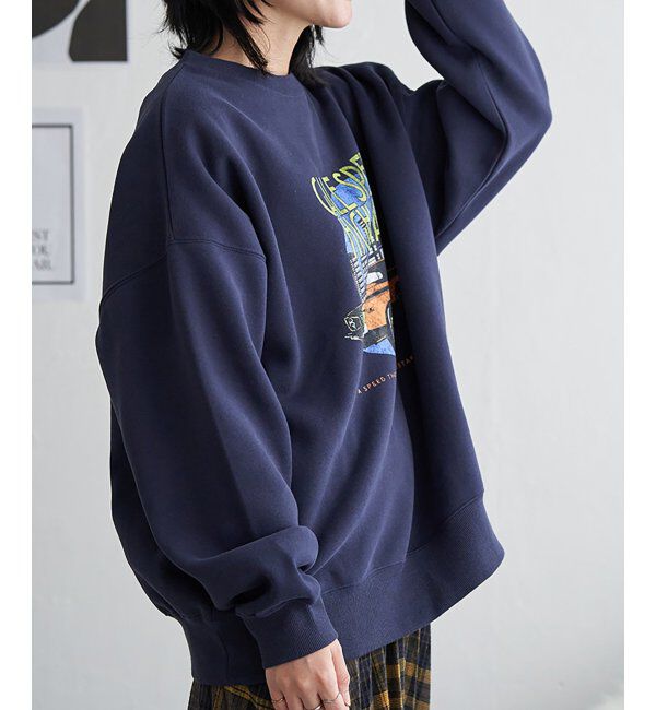 VENCE share style「レトロカープリントスウェット」|スウェット・ジャージ|