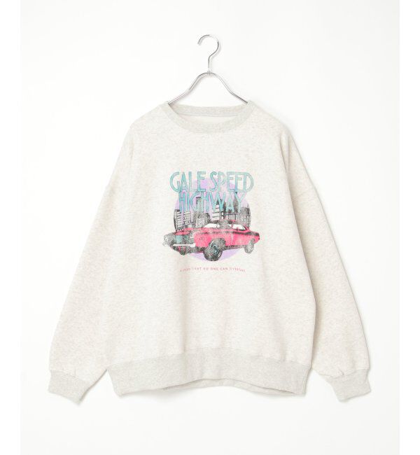 VENCE share style「レトロカープリントスウェット」|スウェット・ジャージ|