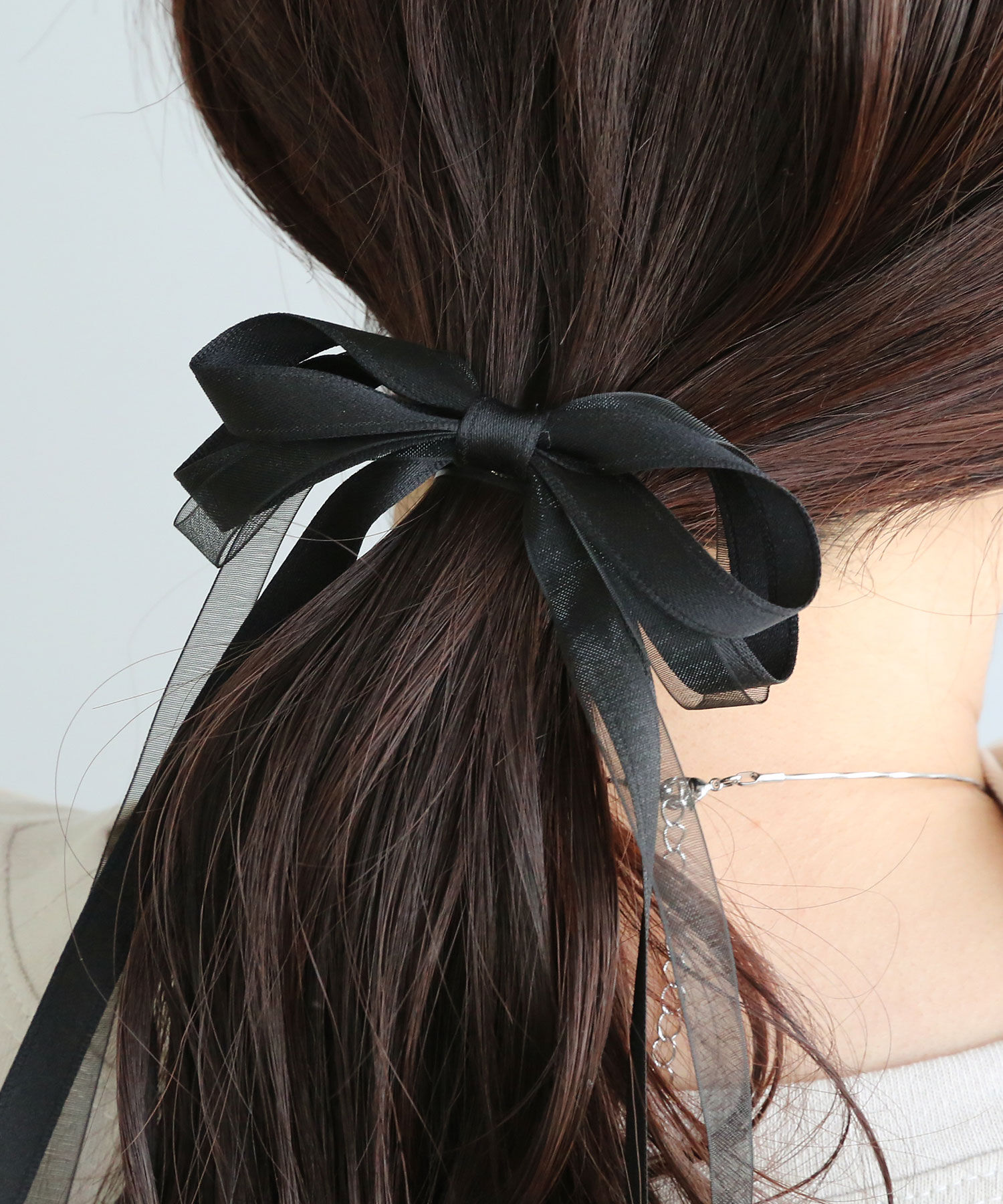  「レイヤードスリムリボンヘアカフ/ヘアフック」|ヘアゴム・シュシュ|