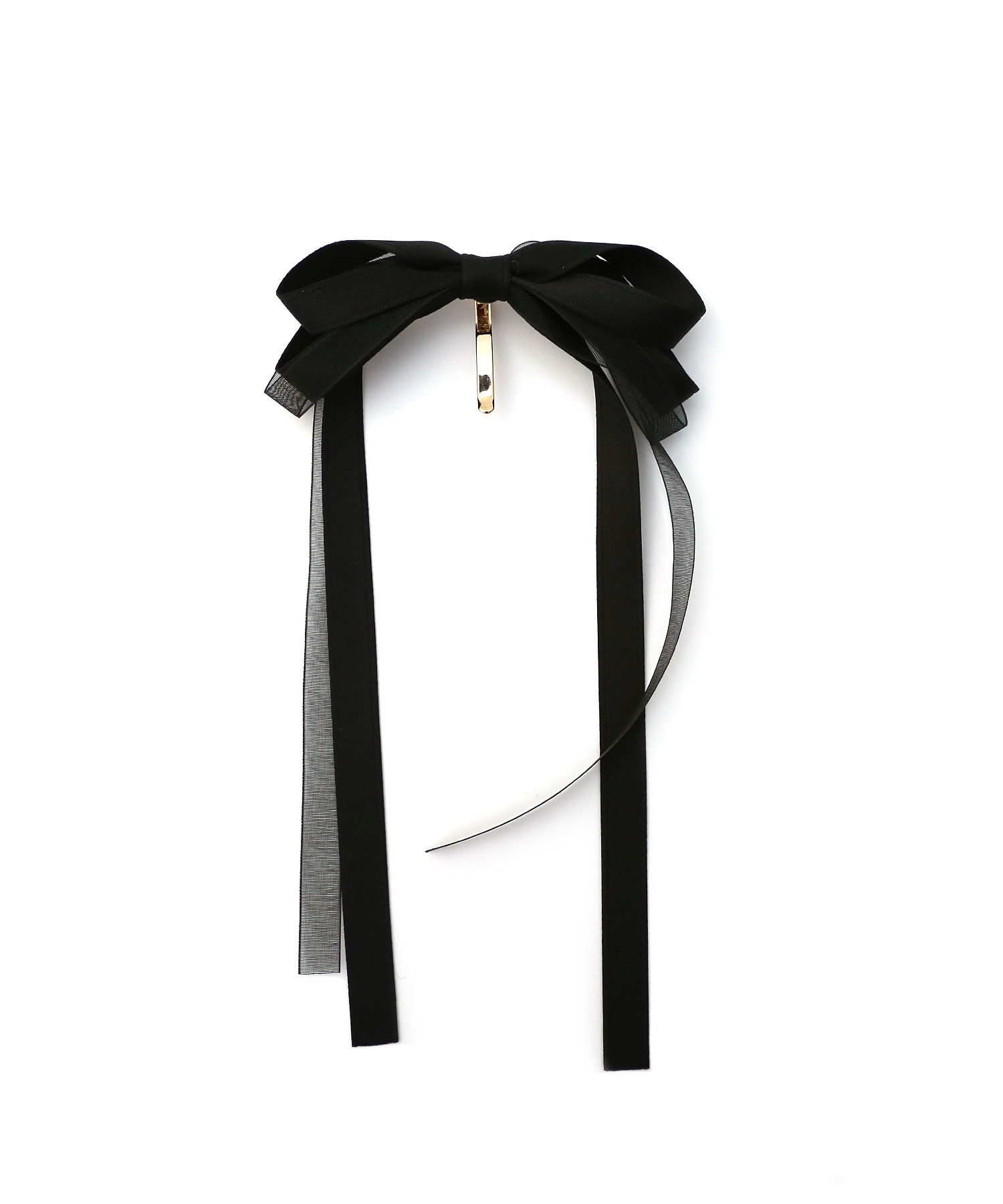  「レイヤードスリムリボンヘアカフ/ヘアフック」|ヘアゴム・シュシュ|