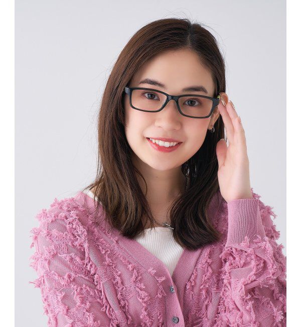  「スクエア型 メガネ【SNAP GRIP搭載】 スポーツ 運動用｜ズレ落ち防止｜伊達メガネ  レンズ交換券付」|メガネ|オリーブ