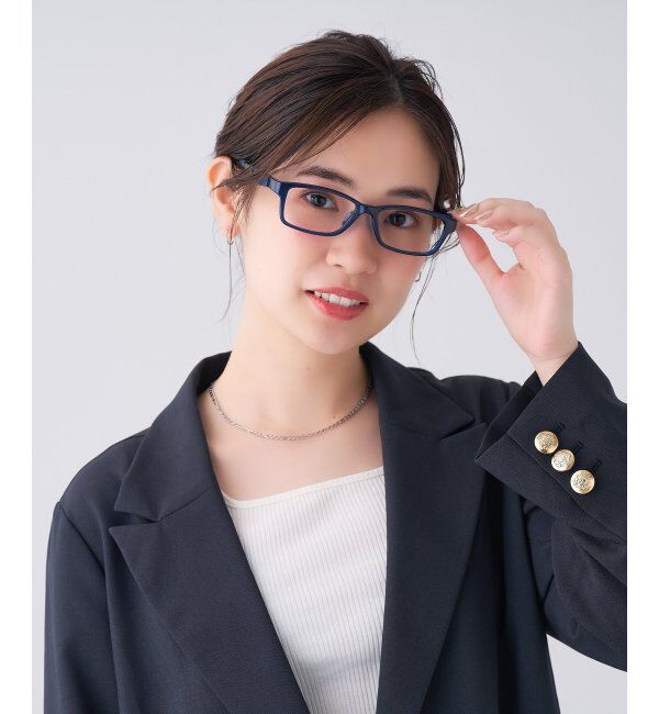  「スクエア型 メガネ【SNAP GRIP搭載】 スポーツ 運動用｜ズレ落ち防止｜伊達メガネ  レンズ交換券付」|メガネ|