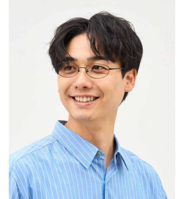  「オーバル型 メガネ 軽量 チタン｜大人可愛い｜伊達メガネ 度付きメガネ｜ビジネス レンズ交換券付」|メガネ|