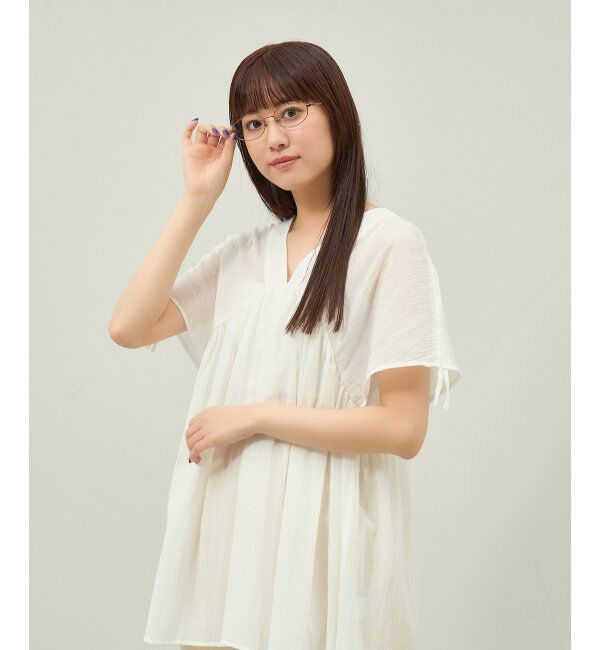  「オーバル型 メガネ 軽量 チタン｜大人可愛い｜伊達メガネ 度付きメガネ｜ビジネス レンズ交換券付」|メガネ|