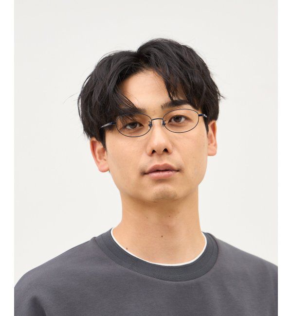  「オーバル型 メガネ 軽量 チタン｜大人可愛い｜伊達メガネ 度付きメガネ｜ビジネス レンズ交換券付」|メガネ|