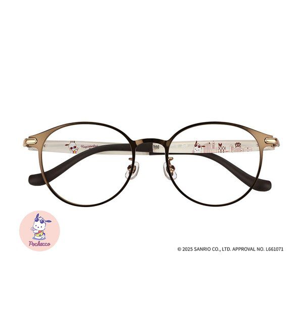  「Zoff｜はぴだんぶい 【ポチャッコ モデル】 メガネ｜伊達・度付きメガネ｜グッズ   レンズ交換券付」|メガネ|