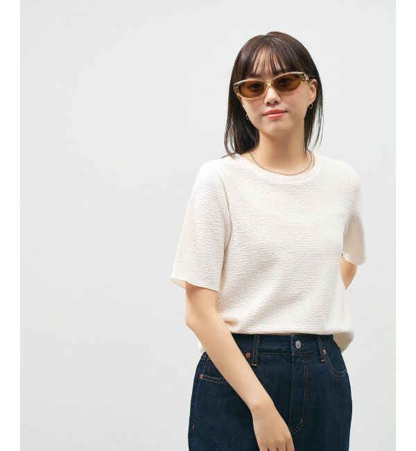  「Zoff｜takashi kumagai スクエア型 サングラス 横長フレーム｜キャッツアイ｜紫外線対策 UVカット  」|サングラス|