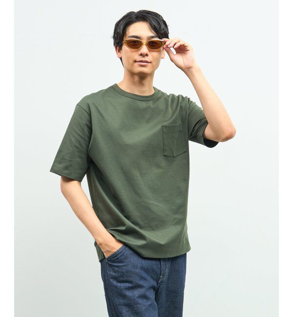  「Zoff｜takashi kumagai スクエア型 サングラス 横長フレーム｜キャッツアイ｜紫外線対策 UVカット  」|サングラス|