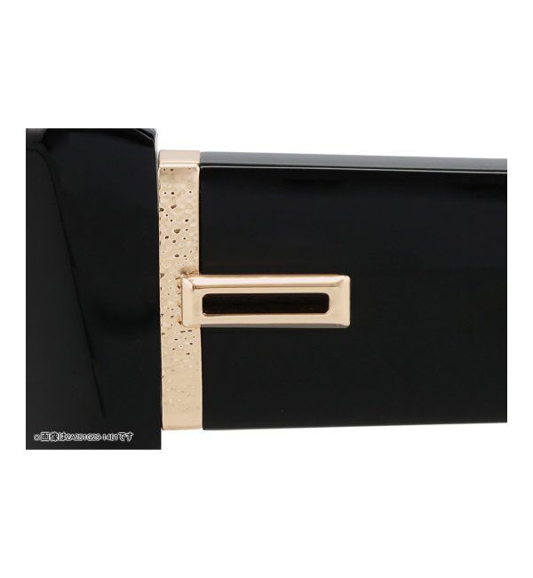  「Zoff｜takashi kumagai スクエア型 サングラス 横長フレーム｜キャッツアイ｜紫外線対策 UVカット  」|サングラス|