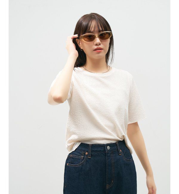  「Zoff｜takashi kumagai スクエア型 サングラス 横長フレーム｜キャッツアイ｜紫外線対策 UVカット  」|サングラス|