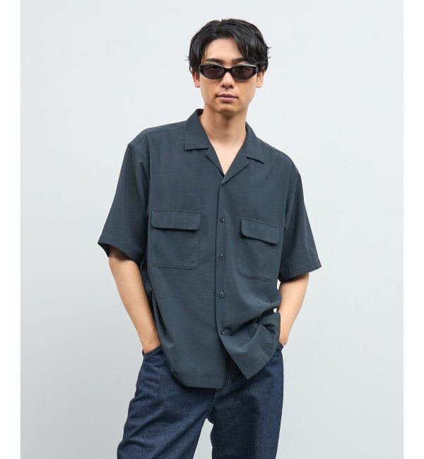  「Zoff｜takashi kumagai スクエア型 サングラス 横長フレーム｜キャッツアイ｜紫外線対策 UVカット  」|サングラス|